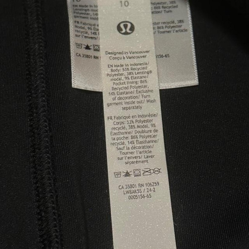 Lululemon Softstreme High-Rise Midi Skirt in Charcoal Gray Size 10 - Picture 4 of 5